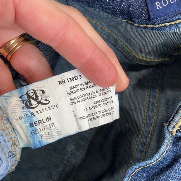 Rock&Republic Berlin Straight Leg Jeans  8 - Picture 3 of 5